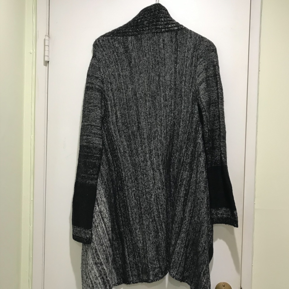 Calvin Klein Open Front High/Low Sweater - Picture 4 of 10